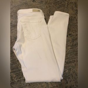 AG white skinny legging jeans